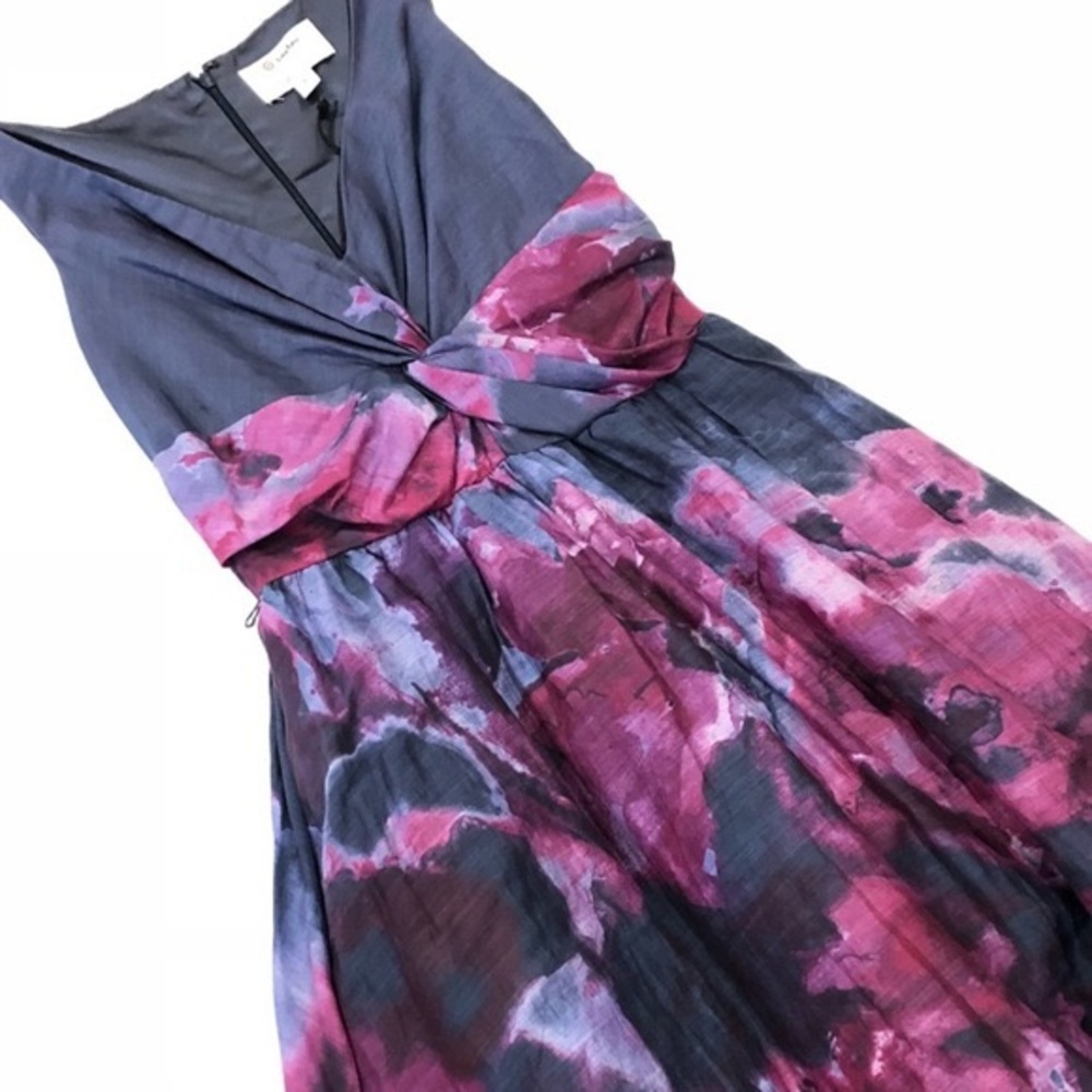 NWT Lela Rose x Neiman Marcus x Target Pink/Purple Watercolor Floral Dress